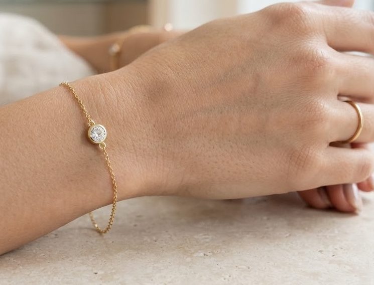 Solitaire Chain Link — alternate view
